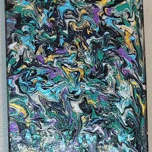 Acrylic pour painting